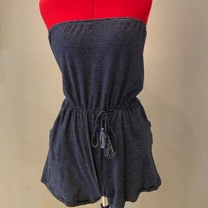 Mossimo sleeveless striped romper